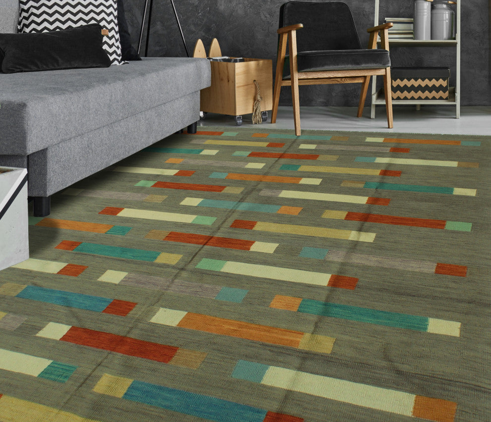 Winchester Kilim Shelby Grey Rug