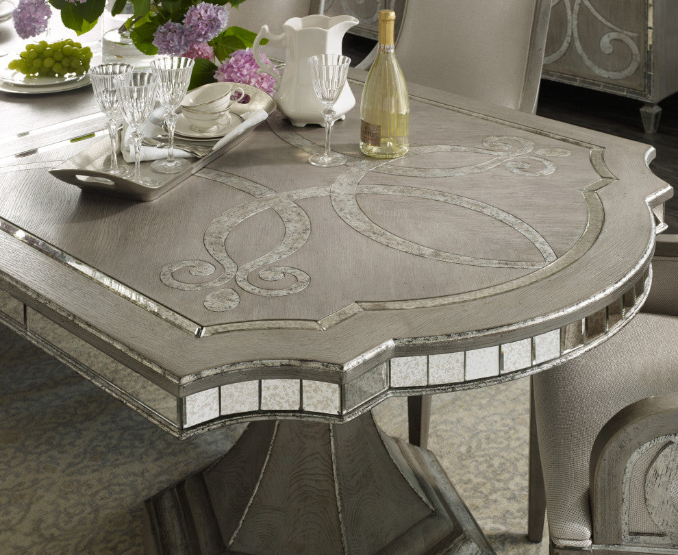 Sanctuary Rectangle Dining Table With 2-20" Leaves