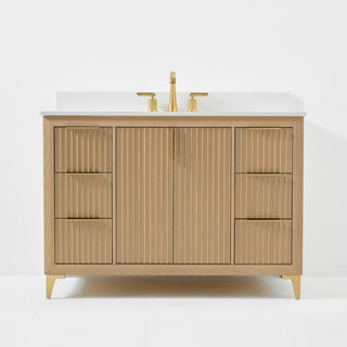 Turlington Bath Vanity Set, Oak, 48"