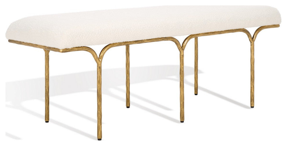 Safavieh Couture Marvin Boucle 48" Bench