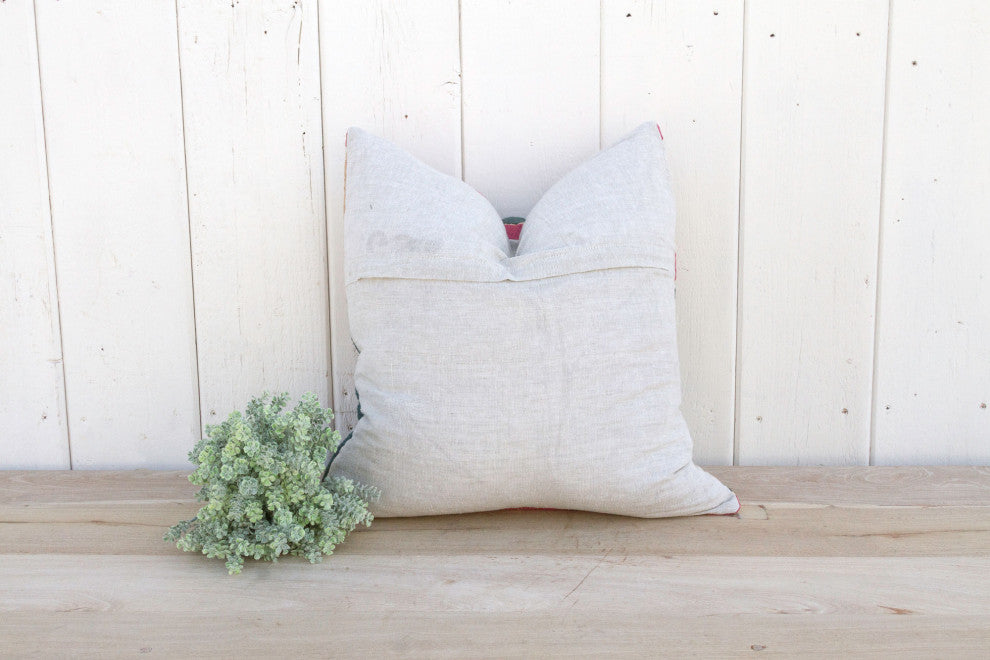 Peach Vintage Suzani Pillow