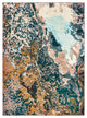 Oriental Weavers Sedona Collection Blue/ Gold Abstract Indoor Area Rug 6'7"X9'6"