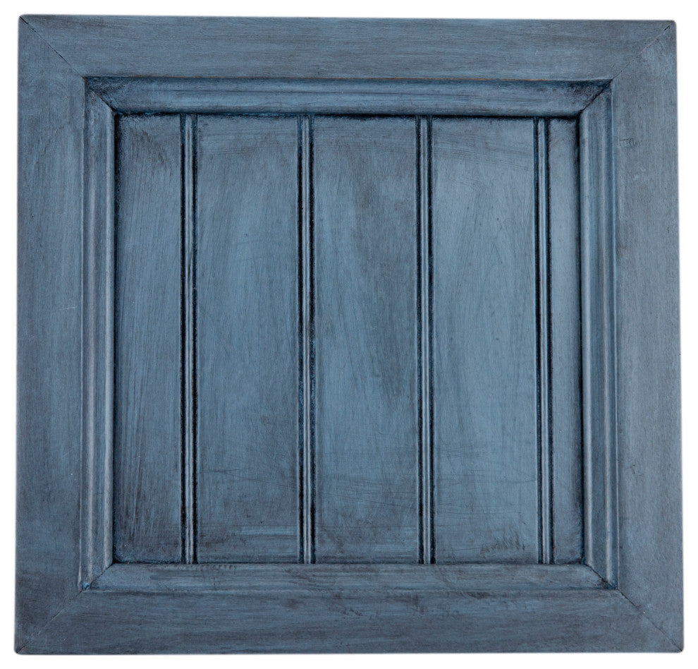 66" Wide Entertainment Console With Shelves, Midnight Blue