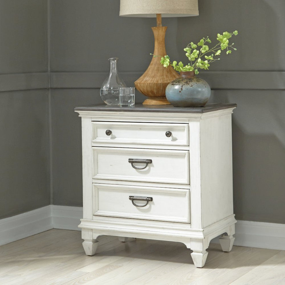 King California Panel Bed, Dresser & Mirror, Night Stand