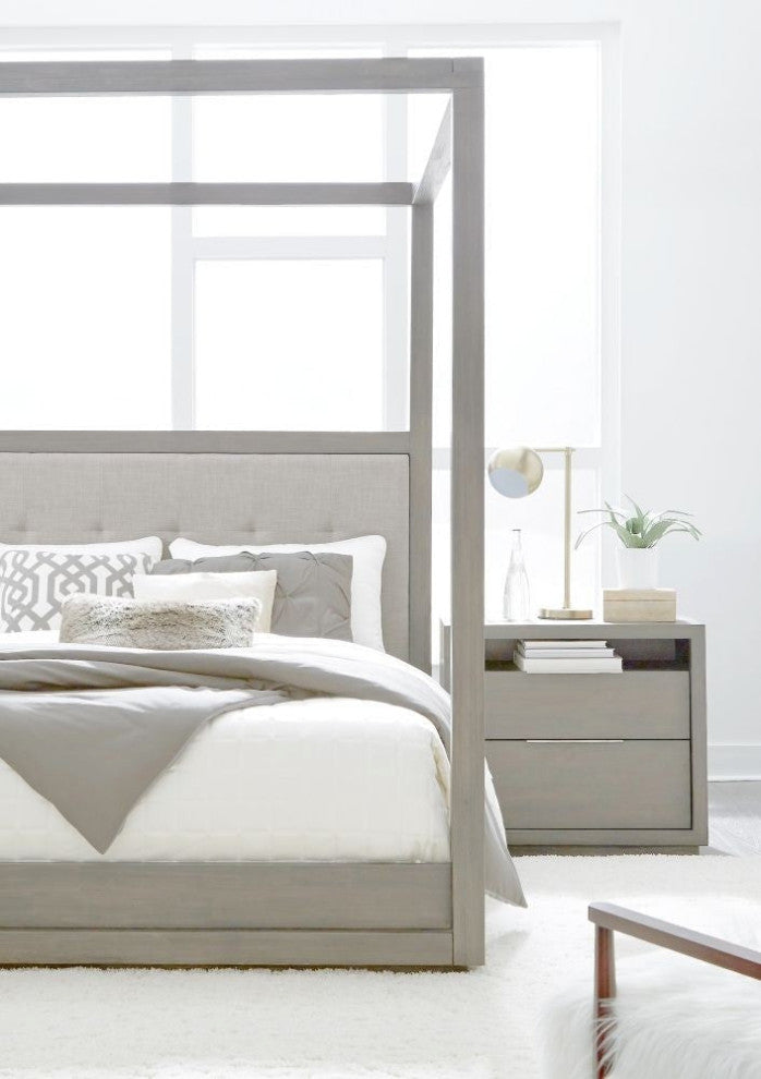 Modus Oxford King Canopy Bed, Mineral