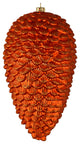 Vickerman N187318D 10" Burnished Orange Matte Pinecone Christmas Ornament