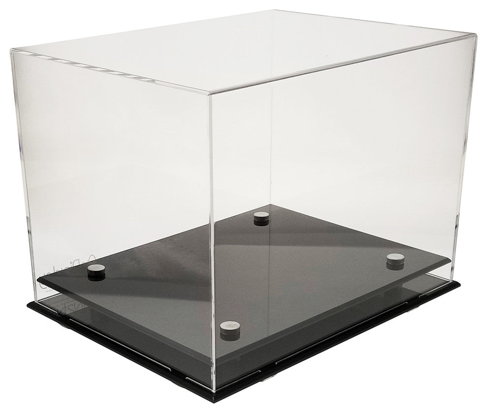 OnDisplay Deluxe UV-Protected Baseball Glove Display Case - Black Base - Luxe H