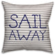 Sail Away 18x18 Spun Poly Pillow
