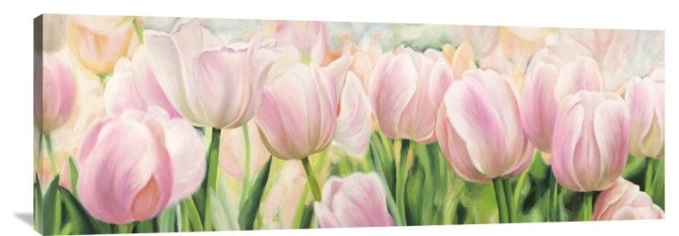 "Primavera" Stretched Canvas Giclee by Luca Villa , 36x12"