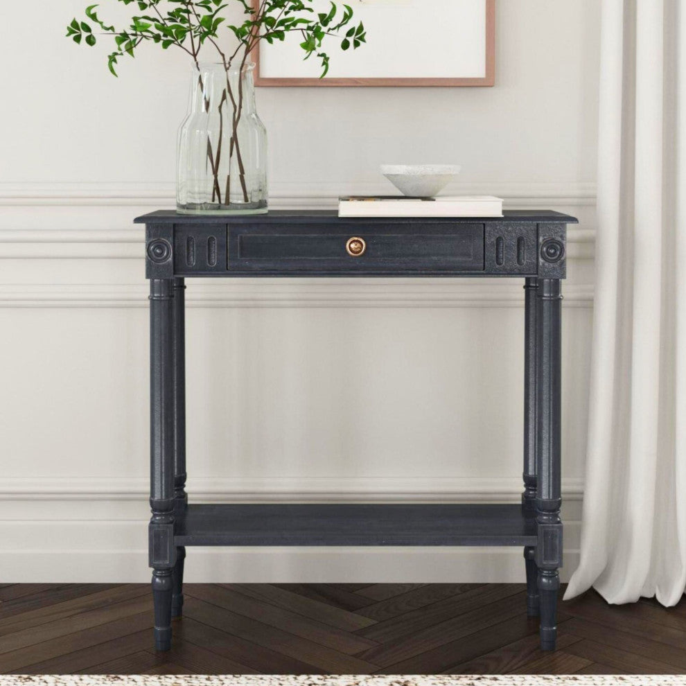 East at Main Black Marisol Console Table