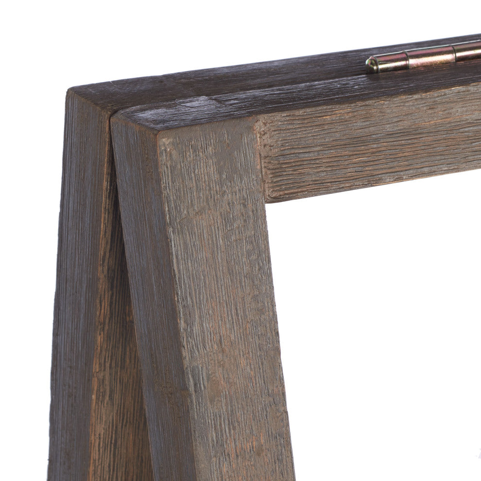 Safavieh Danser Patio Shelf, Dark Walnut/Grey