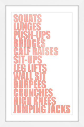 "Exercises" Framed Painting Print