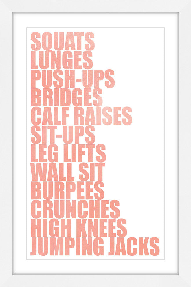 "Exercises" Framed Painting Print