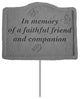 Garden Stake, "In Memory of"
