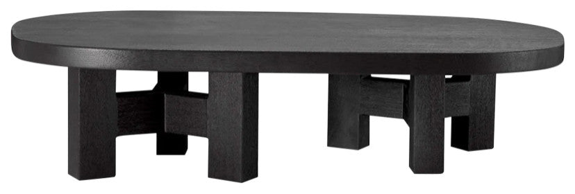 Black Meranti Coffee Table, Eichholtz Libertine