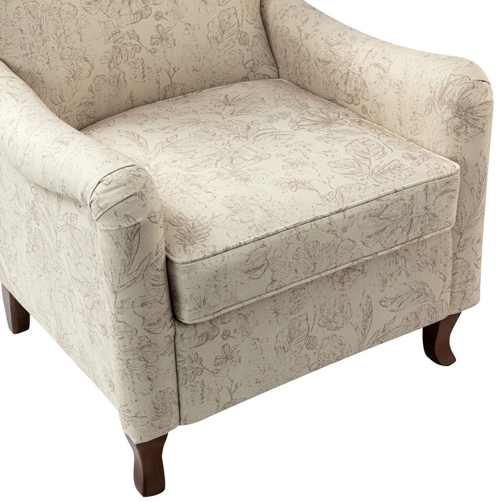 Nicola Contemporary Armchair, Linen