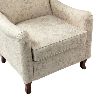Nicola Contemporary Armchair, Linen