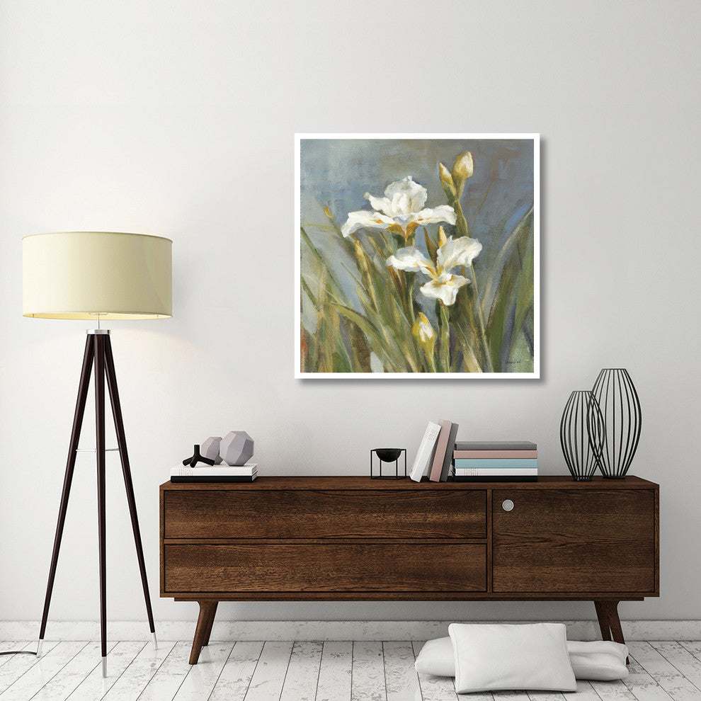 "Spring Iris II" Digital Paper Print by Danhui Nai, 42"x42"