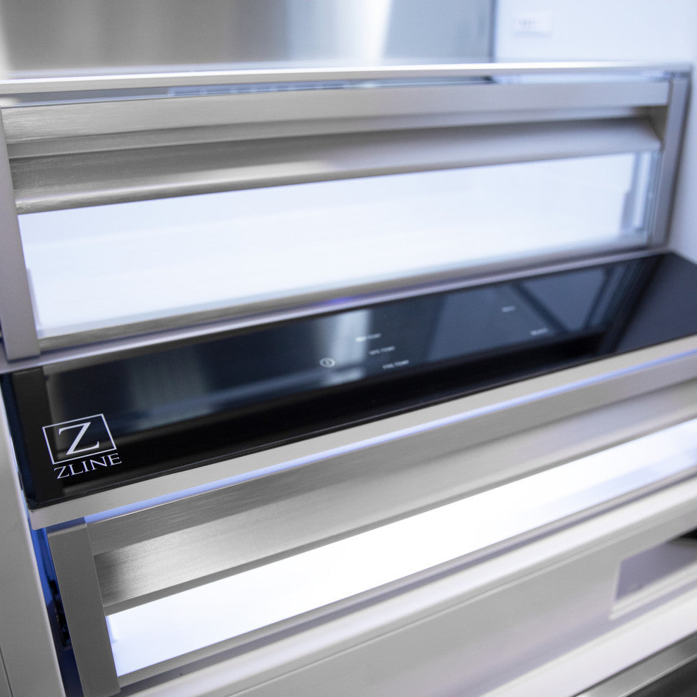 ZLINE Refrigerator With Internal Water, White Matte RBIV-WM-30-MB