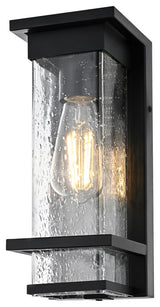 Home Living 4.5" Outdoor Wall Sconce, Black