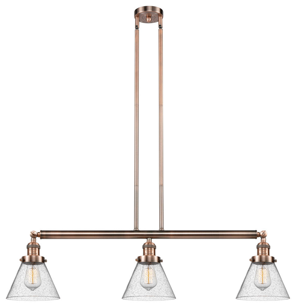 Innovations Lighting 213-Ac-G44-Led 3 Light Dimmable Led Island Light