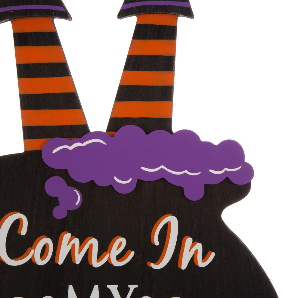32"H Halloween Wooden Witch Yard Stake or Standing Decor or Hanging Decor