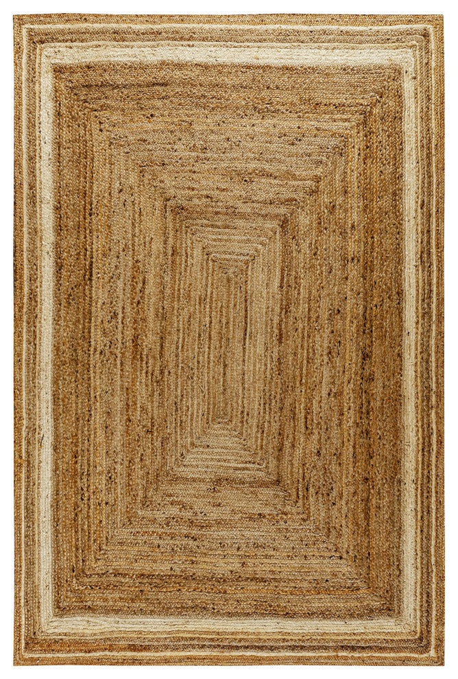 Olivia Collection Neutral Tone Area Rug Rectangle 8' x 10'