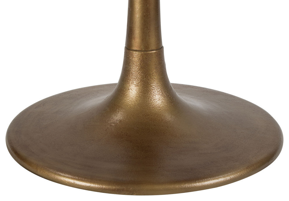 Fullerton Dining Table White & Gold