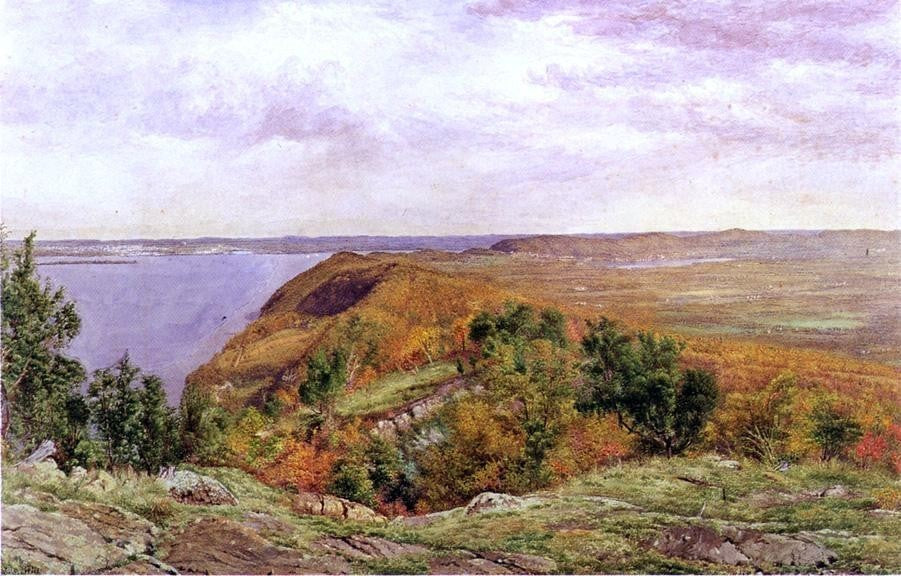 John William Hill View from High Tor Wall Decal