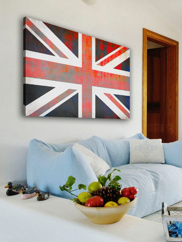 "Union Jack" Fine Art Canvas Print, 36"x24"