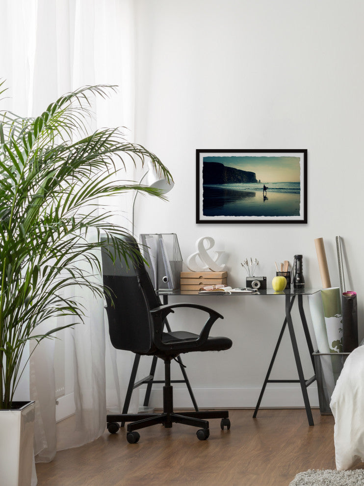 "Surf It Out" Framed Painting Print, 24x16