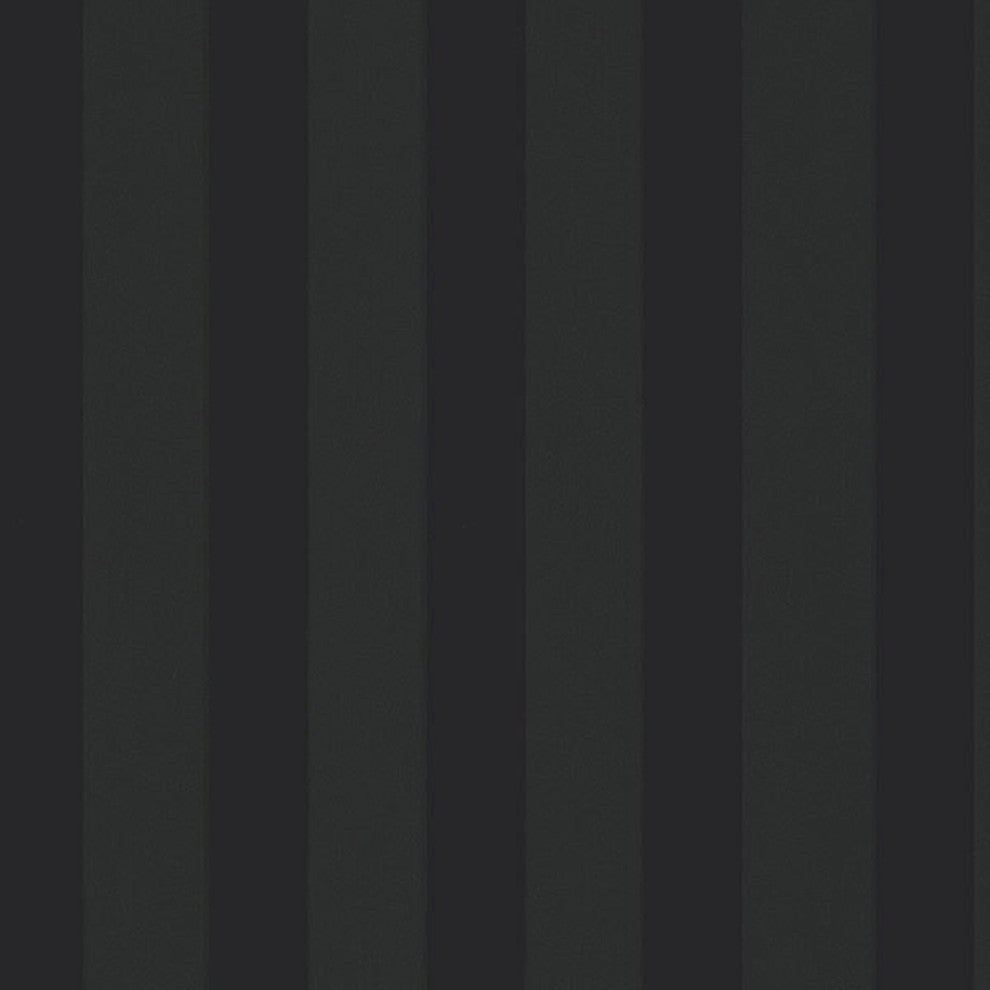 Silk Impressions 2, Contemporary Floral Black Wallpaper Roll