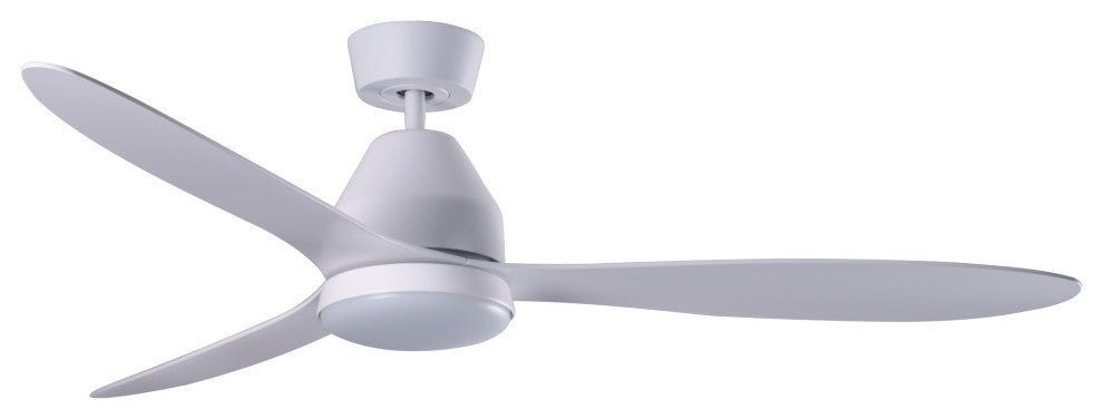 Lucci Air Whitehaven 56" Smart WiFi Controlled Indoor/Outdoor Fan w/Light, White