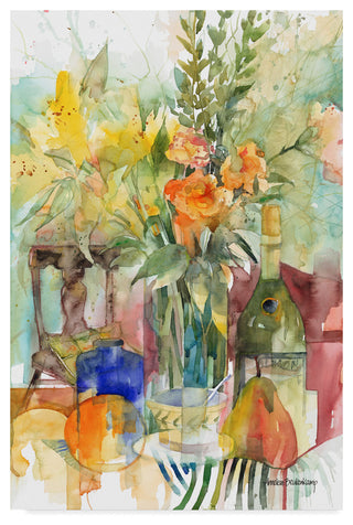 Annelein Beukenkamp 'Blue Bottle' Canvas Art