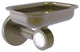 Clearview Wall Mounted Soap Dish Holder with Groovy Accents, Antique Brass