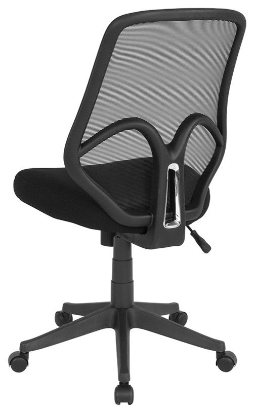 Salerno Series High Back Black Mesh Chair