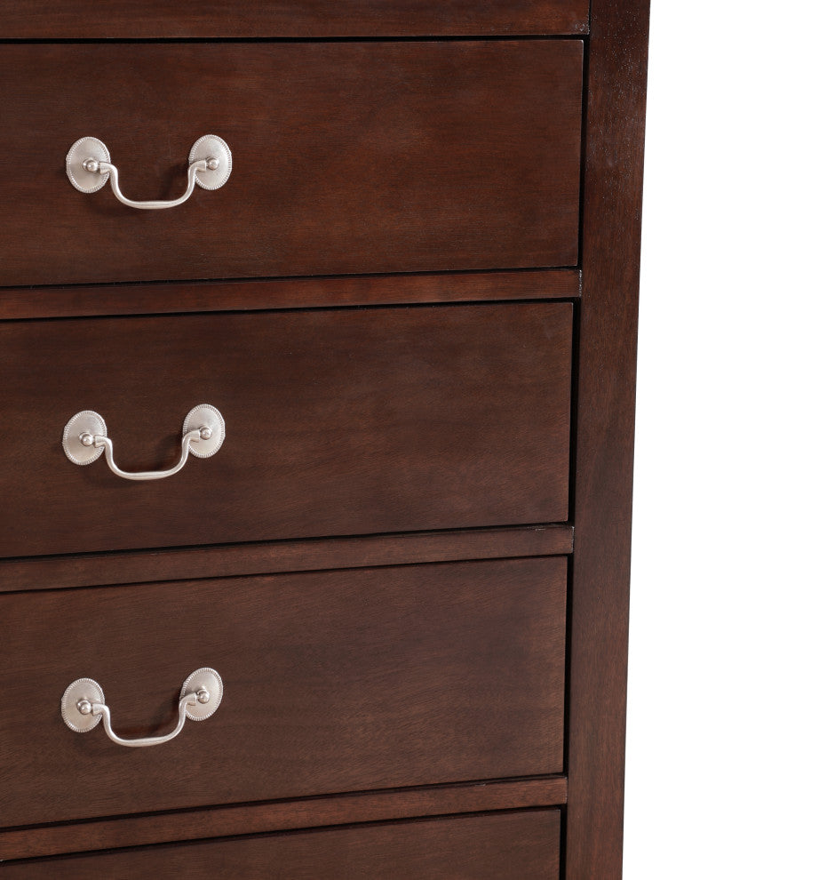 Kensington 5-Drawer Chest, Cappuccino