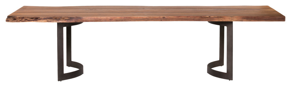 First of A Kind Bent Dining Table Large Smoked