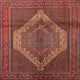 Ahgly Company Indoor Square Traditional Area Rugs, 6' Square