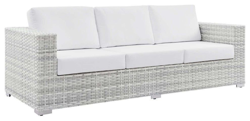 Convene 6-Piece Outdoor Patio Set - Light Gray White