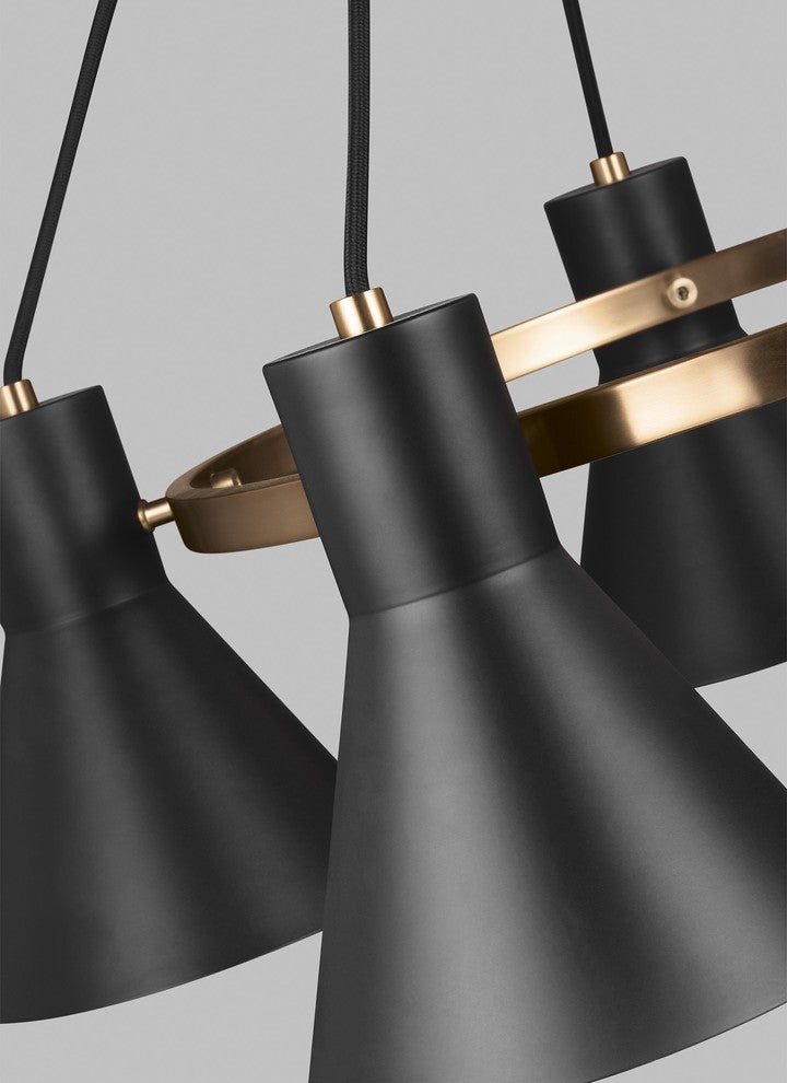 Generation Lighting Lighting 5-Light Chandelier, Satin Bronze