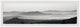 "Foggy Mountains" Framed Painting Print, 30x10