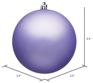 Vickerman 2.4" Lavender Matte Ball Ornament, 24 per Bag