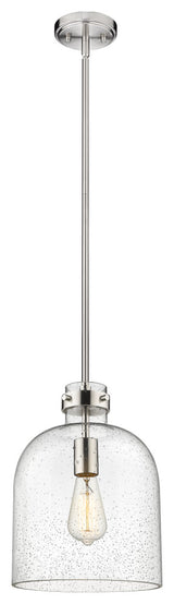Zlite 817-9BN 1-Light Pendant, Clear Seedy