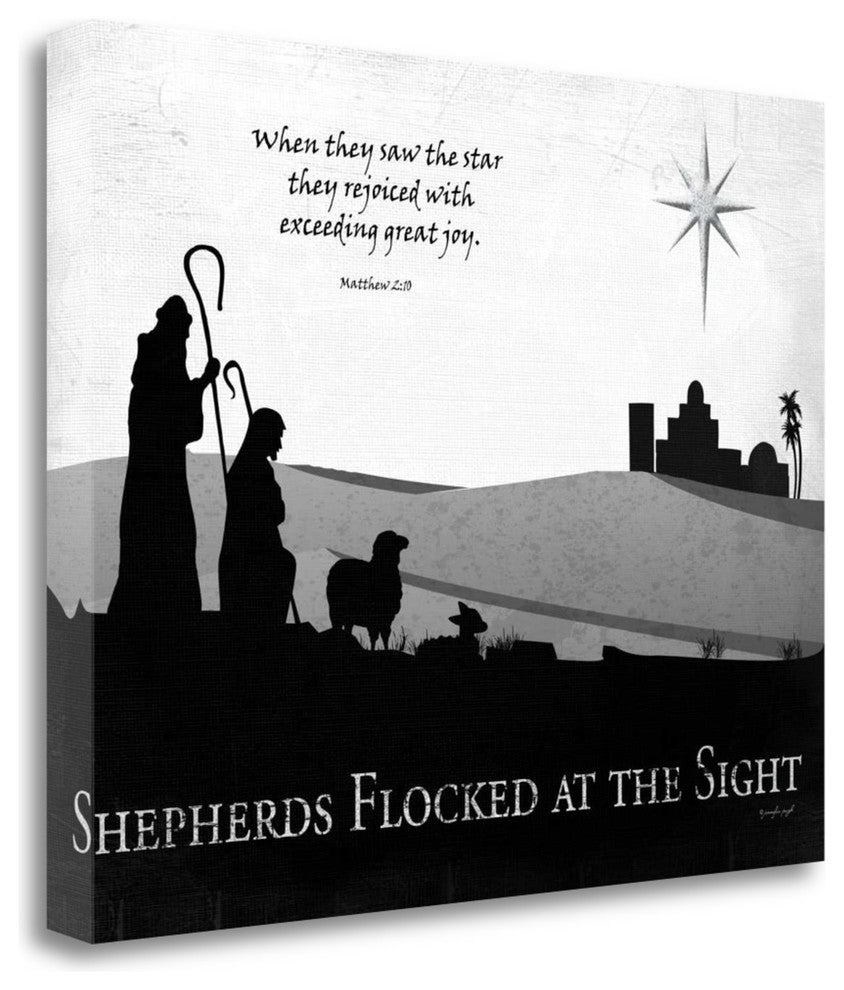 "Shepherds" By Jennifer Pugh, Giclee Print on Gallery Wrap Canvas, Ready to Hang