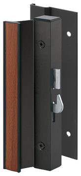 High Profile Sliding Door Handle Set, Aluminum, Black, 1 Set