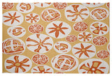 Bay Treasure Rug, Yellow, 4'x6'