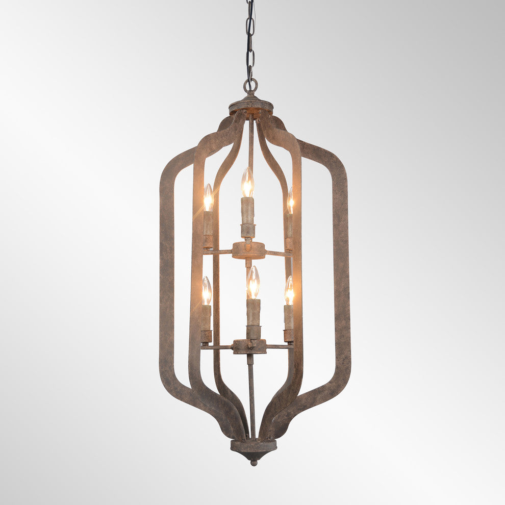 Esther 6-Light Chandelier Medium by Kosas Home