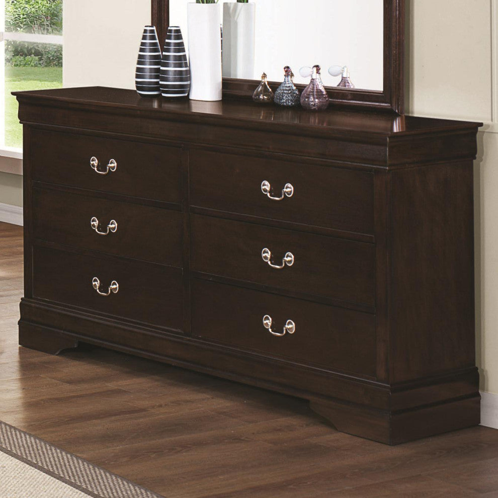 Coaster Louis Philippe Dresser in Cappuccino