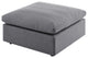 Modular Lounge Sectional Deep Sofa Set, Sunbrella, Gray, Modern, Outdoor
